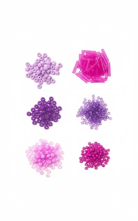 Titanum Koraliki kreatywne Craft-Fun Series tonacja fioletowa Titanum (25BR012)