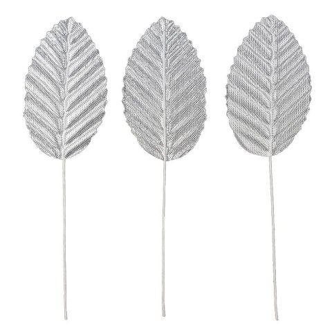Titanum Ozdoba materiałowa Craft-Fun Series Liście na druciku srebrne Titanum (SY-007)
