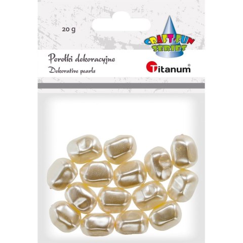 Titanum Perełki Craft-Fun Series twist biały perłowy Titanum (220078)