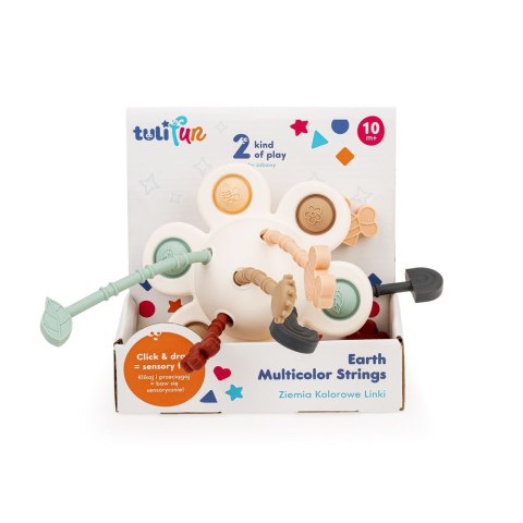 Tuli Fun Zabawka edukacyjna ZIEMIA KOLOROWE LINKI Tuli Fun (TF30135)