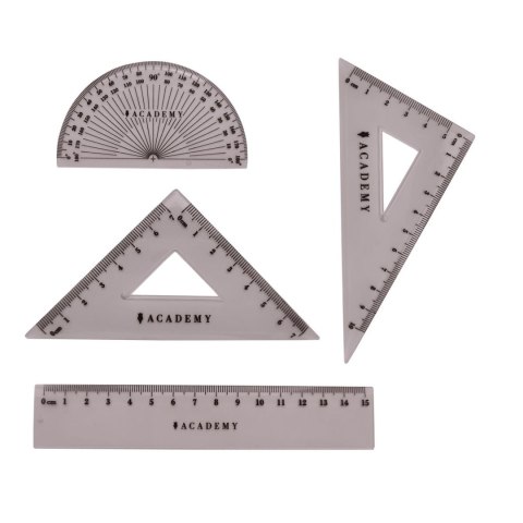 Academy Komplet geometryczny Academy 15 elemantów 4 el. Academy