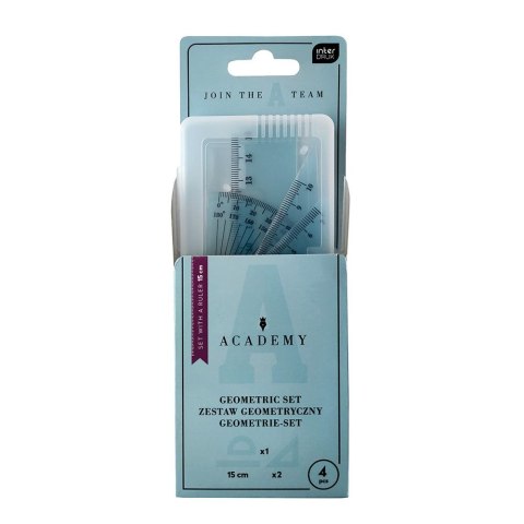 Academy Komplet geometryczny Academy 15 elemantów 4 el. Academy