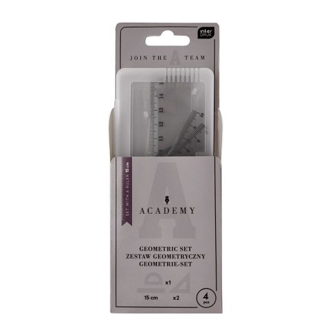 Academy Komplet geometryczny Academy 15 elemantów 4 el. Academy