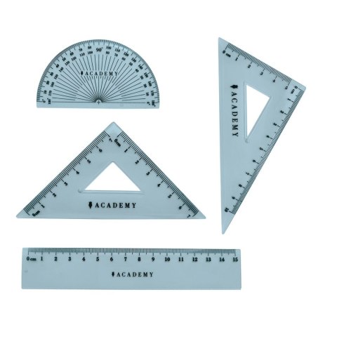 Academy Komplet geometryczny Academy 15 elemantów 4 el. Academy