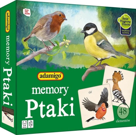 Adamigo Gra pamięciowa MEMORY ptaki memory Adamigo