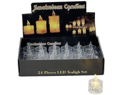 Adar Świecznik świecące tealighty 4x3,5cm Adar (599000)