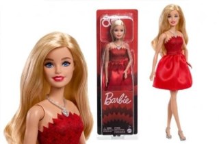 Barbie Lalka 80-lecie Rubinowa sukienka [mm:] 290 Barbie (JGD25)