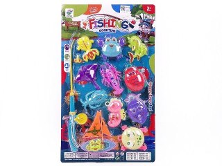 Bigtoys Gra zręcznościowa WĘDKA Z RYBKAMI NA MAGNES 2KOL. Bigtoys (BGR9807)