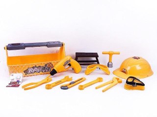 Bigtoys Narzędzia w skrzynce z kaskiem Bigtoys (BN3585)