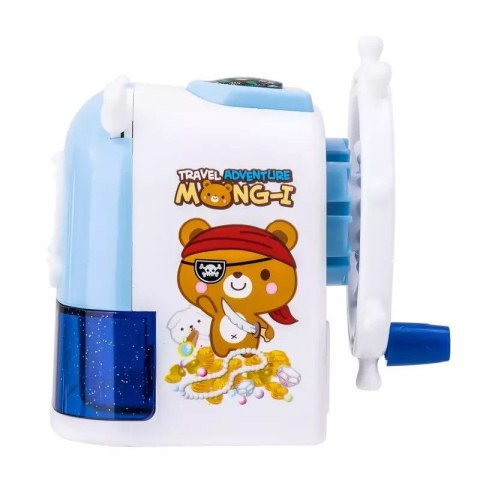 Deli Temperówka grająca NA KORBKĘ niebieski Deli (E7165_pink)