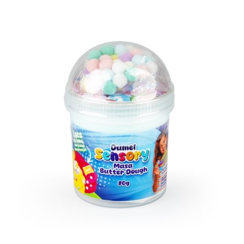 Dumel Masa plastyczna dla dzieci SENSORY MASA BUTTER DOUGH 80g mix Dumel (DD30639)