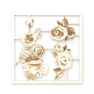 Galeria Papieru Ozdoba papierowa tekturki dekoracyjne doniczka z różami Galeria Papieru (253064)