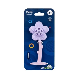 Giligums Grzechotka RADOSNY KWIATEK fioletowy Giligums (GG30054)