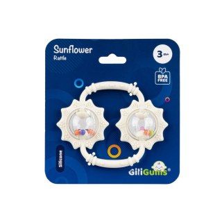 Giligums Grzechotka SŁONECZNIKI beżowa Giligums (GG30058)