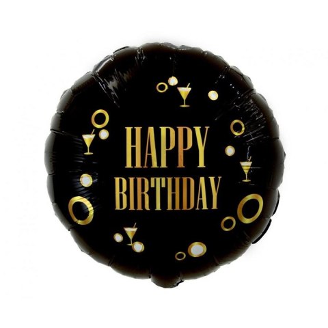 Godan Balon foliowy Happy Birthday 18cal Godan (FG-OHBK)