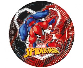 Godan Talerz jednorazowy Spiderman papier śr. 200mm 8 szt Godan (97314)