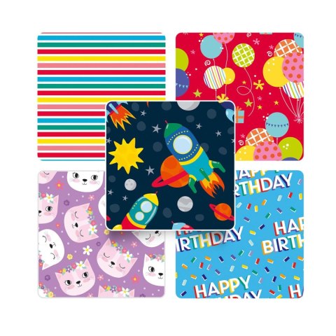 Interdruk Papier ozdobny Happy Birthday Kids mix [mm:] 700x10000 Interdruk