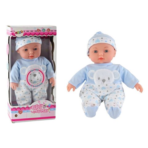 Lean Lalka Bobas Niebieska Piżamka z Misiem Czapeczka Dźwięki [mm:] 300 Lean (17340)