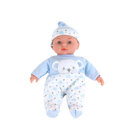 Lean Lalka Bobas Niebieska Piżamka z Misiem Czapeczka Dźwięki [mm:] 300 Lean (17340)