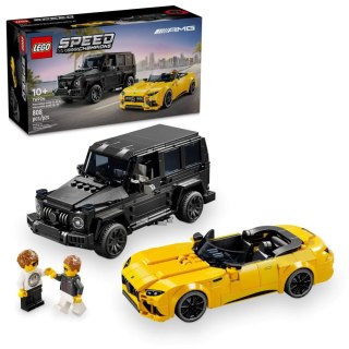 Lego Klocki konstrukcyjne Speed Champions Mercedes-AMG G 63 i Mercedes-AMG SL 63 Lego (76924)