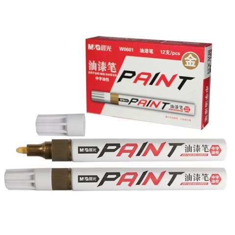 M&G Marker olejowy AOMW0601 złoty okrągła końcówka 2 mm