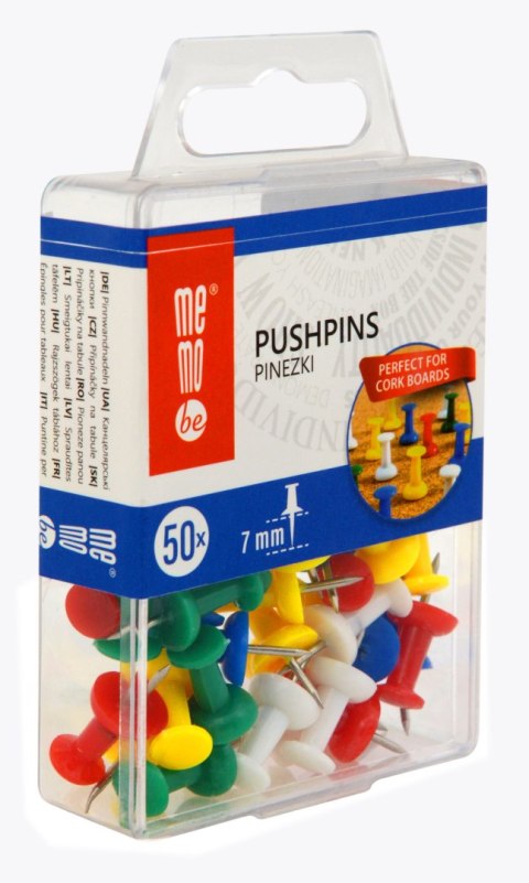 Memobe Pinezki kolor: mix 50 szt Memobe (MP002-99)