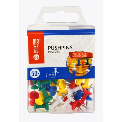 Memobe Pinezki kolor: mix 50 szt Memobe (MP002-99)