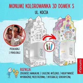 Monumi Kolorowanka składana MINI 32 cm, Domek Monumi (0753)