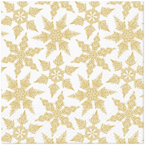 Paw Serwetki Lunch BN Gold Winter mix nadruk papier Paw (SDL241300)