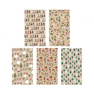 Pol-mak Papier pakowy ozdobny rolka gwiazdka [mm:] 700x2000 Pol-mak (P2_KRAFT_GW_4)