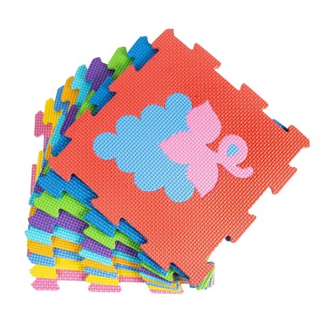 Smily Play Mata dla malucha piankowa owoce, 29x29cm Smily Play (SP84355)