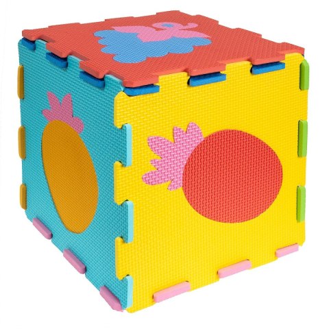 Smily Play Mata dla malucha piankowa owoce, 29x29cm Smily Play (SP84355)