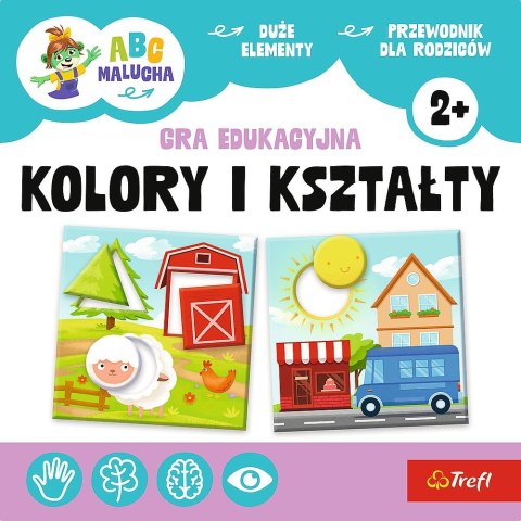 Trefl Gra edukacyjna ABC Malucha kolory i ksztaty Trefl (02904)