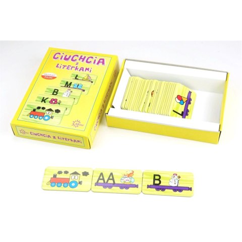 Abino Gra edukacyjna Ciuchcia z literkami CIUCHCIA Z LITERKAMI Abino