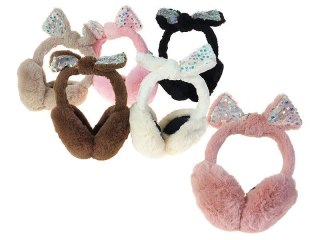 Adar Gadżet nauszniki pluszowe z kokardą; 16x17cm Adar (329904)