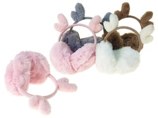 Adar Gadżet nauszniki pluszowe, z rogami renifera; 20x14cm. . Adar (327771)