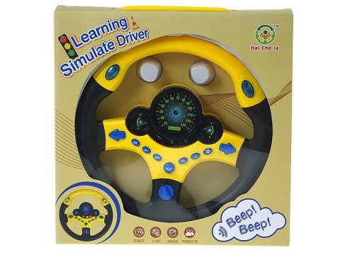 Adar Zabawka dźwiękowa kierownica na baterie Adar (606562)