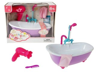 Adar Zestaw akcesoriów dla lalek wanna dla lalki 29cm Adar (613591)