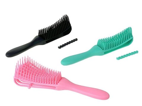 Adar Zestaw piękności szczotka do włosów, plastikowa, z regulatorem szerokości Adar (312777)