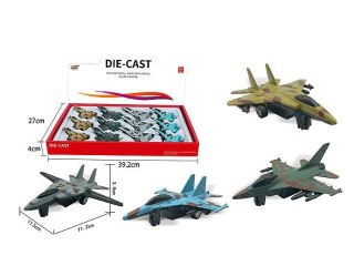 Bigtoys Samolot myśliwiec metalowy 11,5cm Bigtoys (BSAM8833)