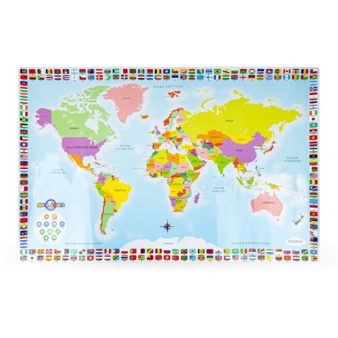 Discovery Zabawka edukacyjna INTERAKTYWNA MAPA ŚWIATA / NEW Discovery (DG 64240)