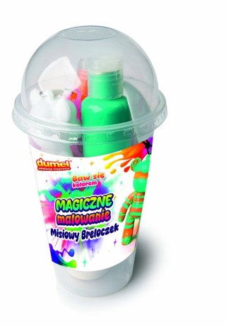 Dumel Zestaw kreatywny dla dzieci MAGICZNE MALOWANIE- MISIOWY BRELOCZEK Dumel (DD30620)
