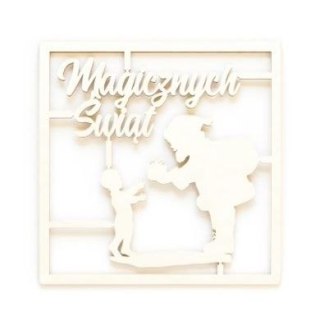 Galeria Papieru Ozdoba papierowa tekturki dekoracyjne Mikołaj- półprodukt Galeria Papieru (253072)