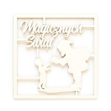 Galeria Papieru Ozdoba papierowa tekturki dekoracyjne Mikołaj- półprodukt Galeria Papieru (253072)