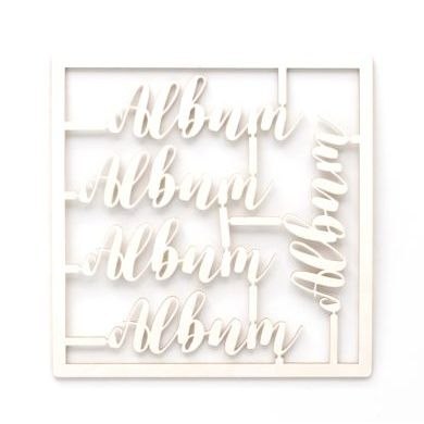 Galeria Papieru Ozdoba papierowa tekturki dekoracyjne napisy album Galeria Papieru (253068)