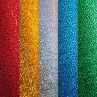 Galeria Papieru Papier ozdobny (wizytówkowy) mix kartonów holograficznych A4 mix 210g Galeria Papieru (258001)