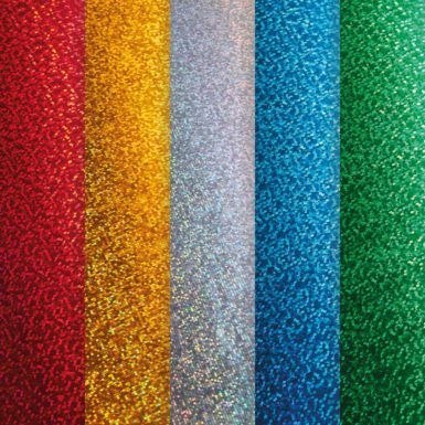 Galeria Papieru Papier ozdobny (wizytówkowy) mix kartonów holograficznych A4 mix 210g Galeria Papieru (258001)