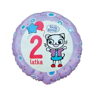 Godan Balon foliowy 2 latka , Kicia Kocia 18cal Godan (FG-OKK2)