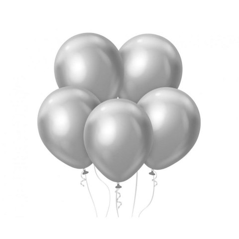 Godan Balon gumowy Beauty&Charm 5 szt. srebrny 300mm 12cal Godan (CB-5LSR)