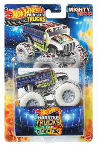 Hot Wheels Samochód Monster Truck Glov&Fire Hot Wheels (JGD25)